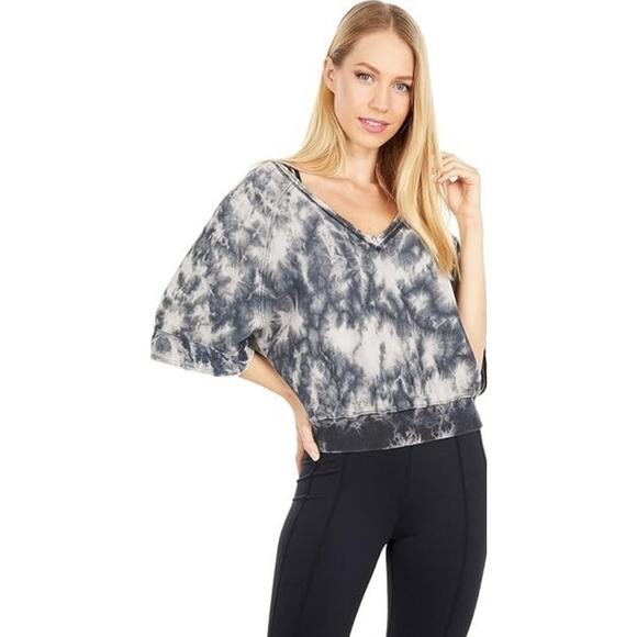 Free People Main Squeeze Hacci Tie Dye TOP US Women's M - Picture 1 of 9